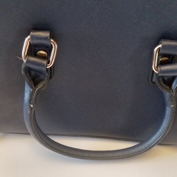 Michael Kors Micro Hamilton Black Leather Crossbody Handbag - Picture 9 of 16